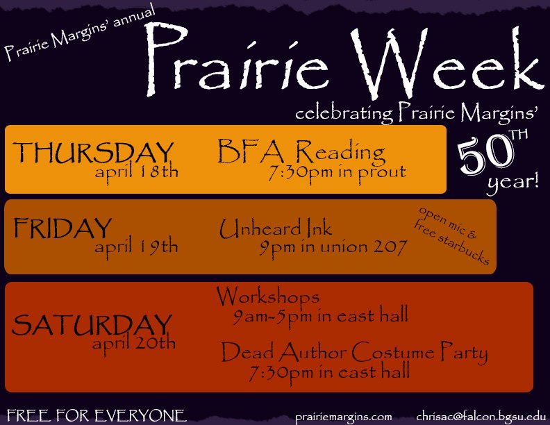 Prairie Week is Next Week